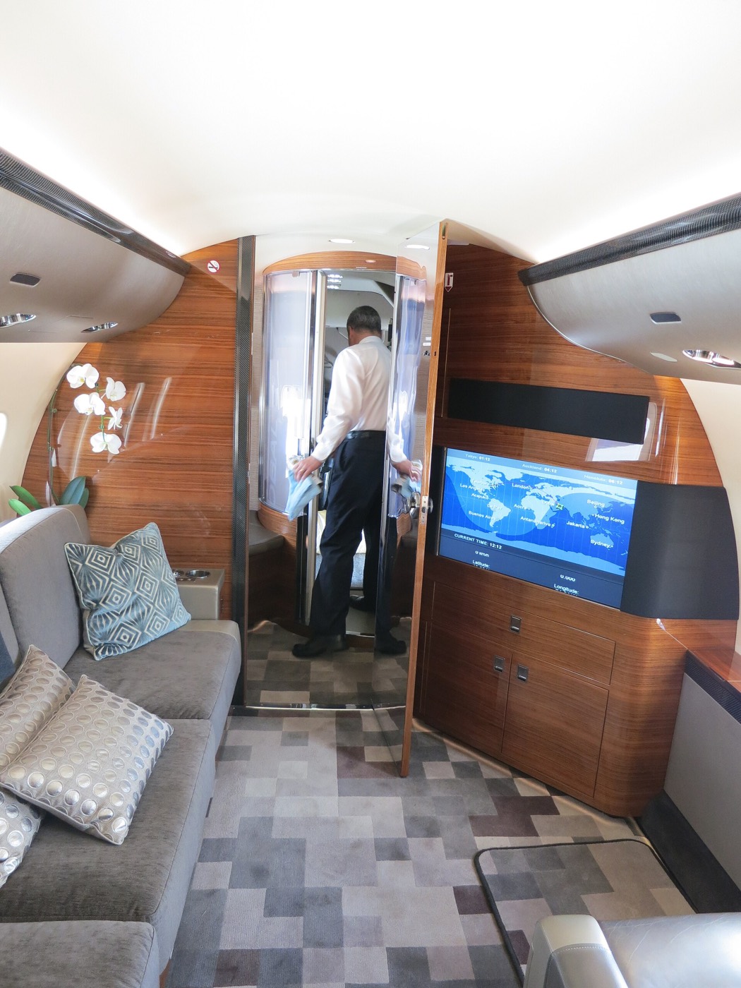 Bombardier Global 6000 — салон