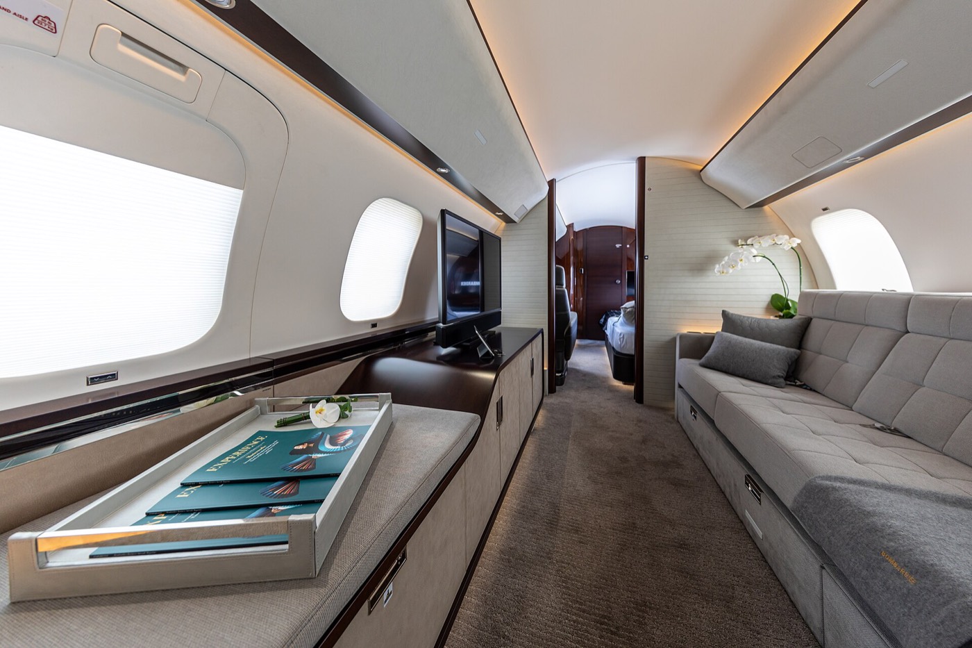 Bombardier Global 7500 — салон