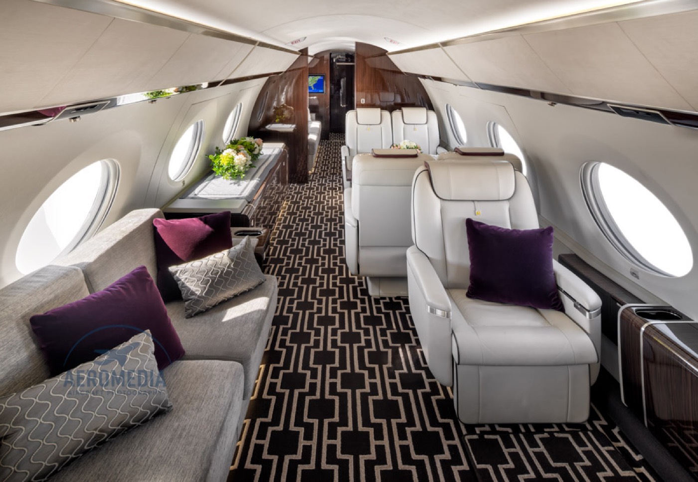 Gulfstream G650 — салон