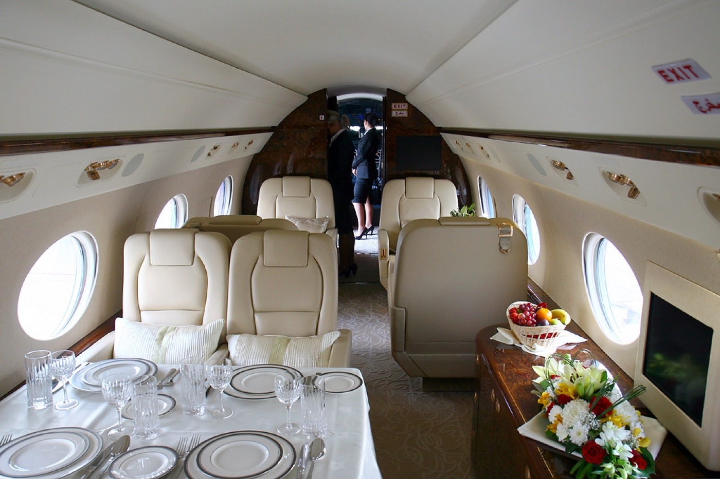 Gulfstream IV — салон