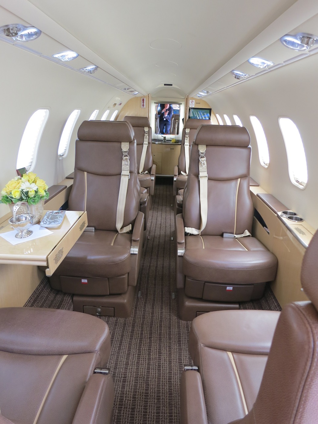 Learjet 45 — салон