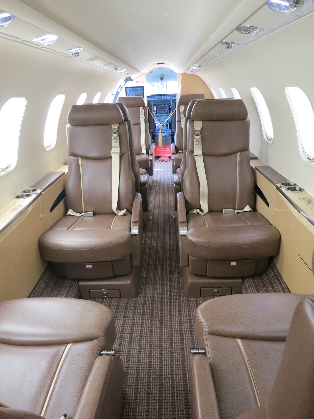 Learjet 45 — салон