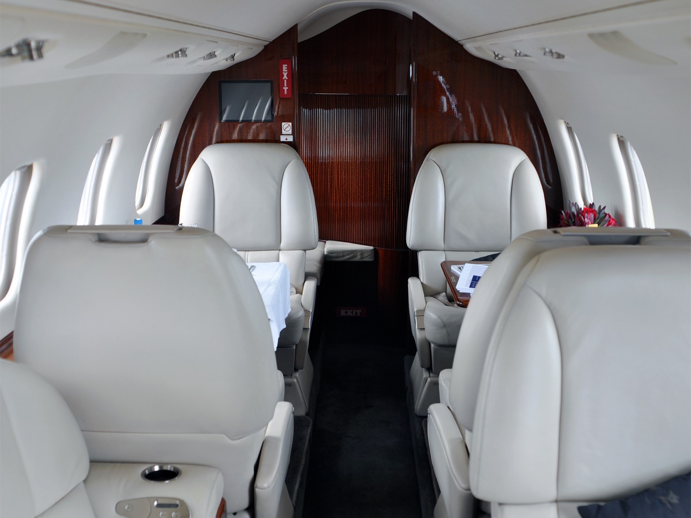 Learjet 60 — салон